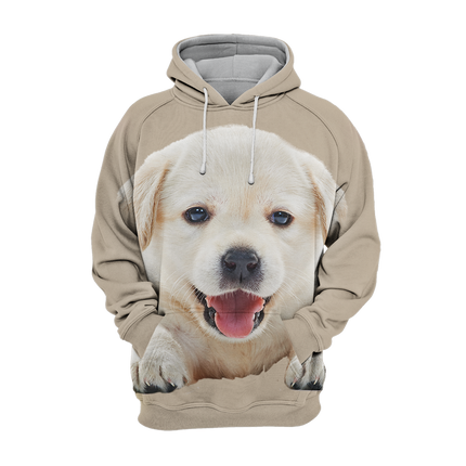 Labrador Print Hoodie | Warme Hondenprint Trui | Maat S t/m 4XL | Polyester en Katoen | Comfortabele Hoodie met Hoge Resolutie Print