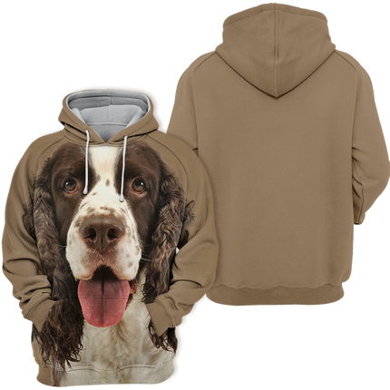 Trui Met Hondencamouflage | Warme Capuchon | Unisex Geschikt | Polyester En Katoen Mix | Grafische Print | XS-4XL