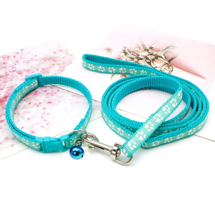 Hondenriem Set Nylon | Zachte Grip | Diverse Kleuren | 120cm Lengte | Geschikt voor Kleine en Middelgrote Honden