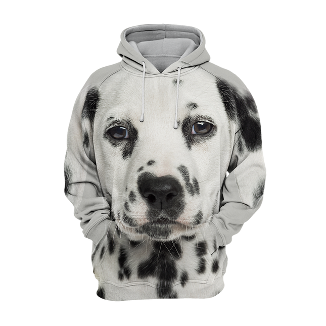 Katoen-polyester Mix | Grafische Hoodie | Dalmatian Ontwerp | Comfortabele Pasvorm | Meerdere Maten Beschikbaar | Onmisbaar voor Dierenliefhebbers