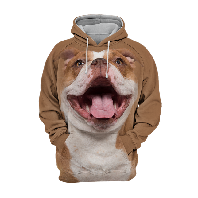 Engelse Bulldog Opdruk | Comfortabele Unisex Trui | Zachte Polyester-Katoenmix | S-4XL