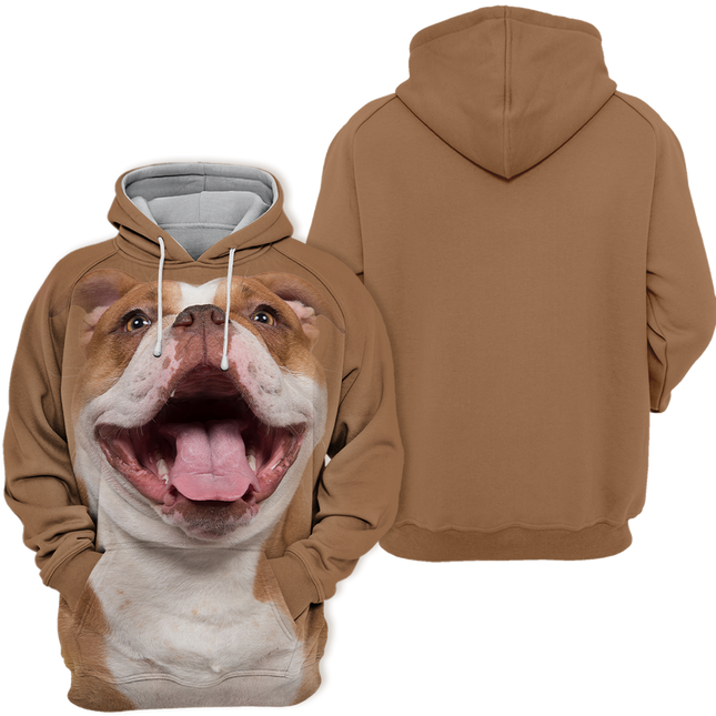 Engelse Bulldog Opdruk | Comfortabele Unisex Trui | Zachte Polyester-Katoenmix | S-4XL