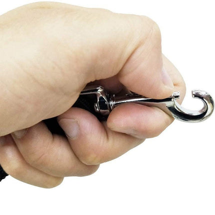 Lange nylon hondenriem voor training en wandelingen | Met stevige metalen karabijnhaak | Geschikt voor middelgrote en grote honden | Meerdere en en lengtes