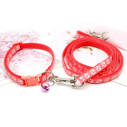 Hondenriem Set Nylon | Zachte Grip | Diverse Kleuren | 120cm Lengte | Geschikt voor Kleine en Middelgrote Honden
