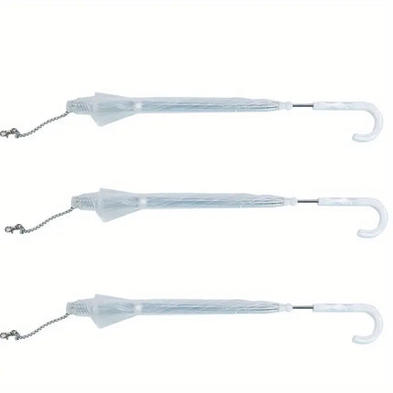 Transparante Hondenparaplu Met Riem | Weerbestendig | Duurzaam Kunststof en Metaal | Bescherming Regen en Sneeuw | 66 cm | Comfortabel en Veilig