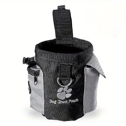 Honden traktatie pouch met vuilniszak dispenser | Grote capaciteit | Stevig polyester | Clip voor taille | Ideaal voor training en wandelingen