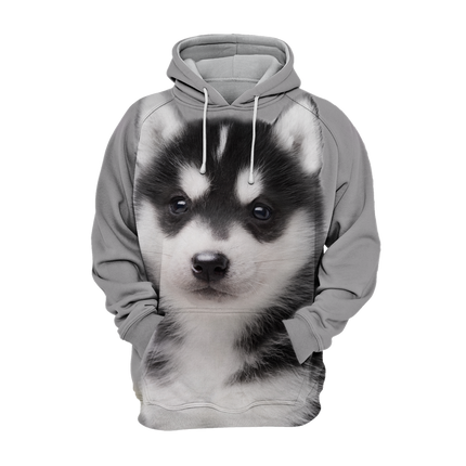 Unisex Hoodie | Alaskan Husky Design | Zacht & Duurzaam | Maten S-4XL | Polyester & Katoen Mix