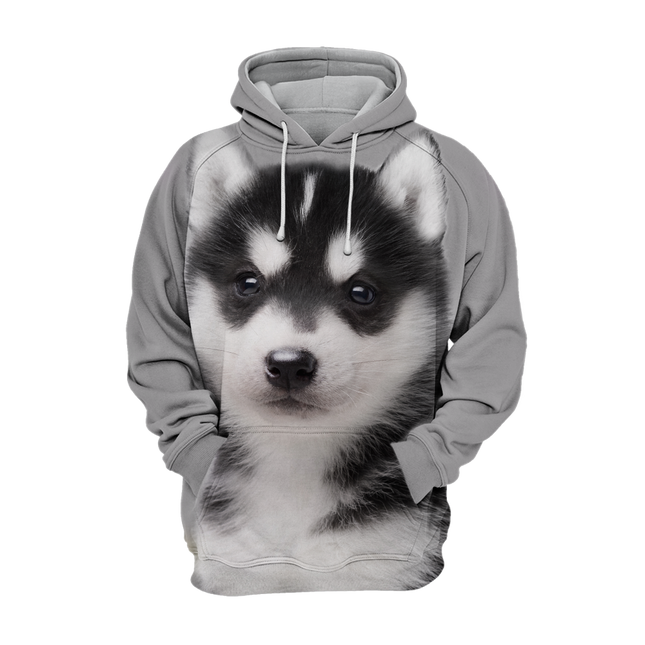 Unisex Hoodie | Alaskan Husky Design | Zacht & Duurzaam | Maten S-4XL | Polyester & Katoen Mix