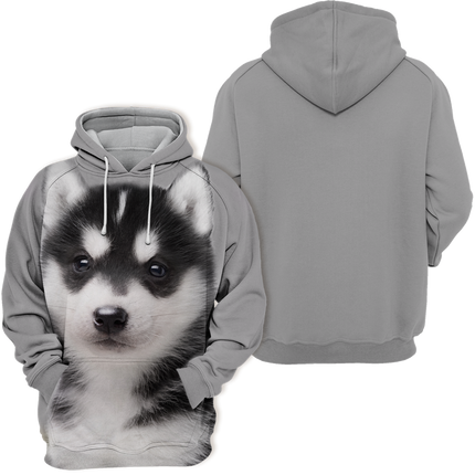 Unisex Hoodie | Alaskan Husky Design | Zacht & Duurzaam | Maten S-4XL | Polyester & Katoen Mix