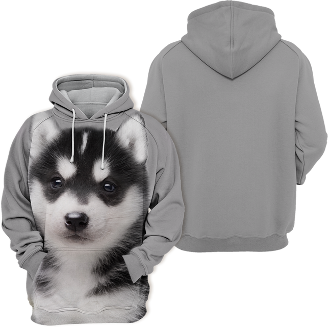 Unisex Hoodie | Alaskan Husky Design | Zacht & Duurzaam | Maten S-4XL | Polyester & Katoen Mix