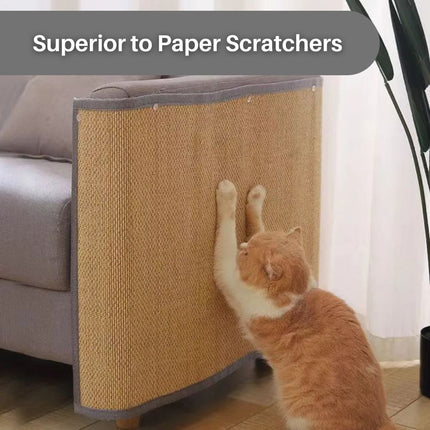 ScratchGuard™ Meubelbescherming Deluxe | Beschermhoes voor Bank en Fauteuil tegen Kattenkrabben | Premium Milieuvriendelijke Sisalstof | Bevordert Kattenwelzijn en Krabgedrag | Duurzame Bescherming voor Thuis