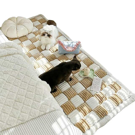 FurHaven krabbestendige huisdierendeken | Meubels en vloeren beschermen | Antislip | Dikke pluche stof | Wasbaar | Comfort voor honden en katten