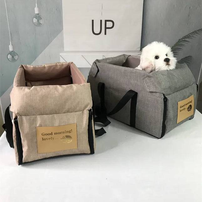 DogLuv™ Veiligheidszitje voor Auto | Geschikt voor Kleine Honden | Waterdicht & Gemakkelijk Schoon te Maken | 42x22x23cm