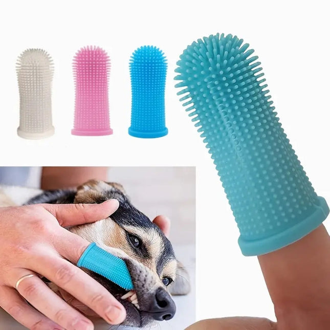 Zachte Siliconen Borstelharen voor Huisdier | Gemakkelijk Handvat Design | Duurzaam Siliconen | Roze, Blauw, Wit