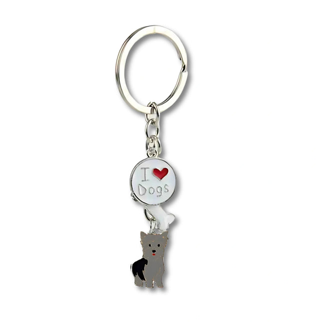 Jack Russell Terrier Sleutelhanger | Metaal Zilver | Hondenhanger voor Dames & Heren | Sleutelring & Tasbedel | Leuk Cadeau voor Hondenvrienden