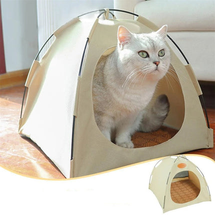 Nala | Uitvouwbare Luxe Kattenhut | Draagbaar Ontwerp | Duurzaam en Comfortabel