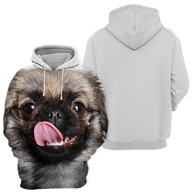 Unisex Hoodie | Pekingees Hondontwerp | Zachte Stof | Verschillende Maten | Kleurrijke Print | Duurzaam en Comfortabel | Polyester en Katoen Mix | Perfecte Pasvorm | Hoge Kwaliteit | Ideaal voor Dierenliefhebbers