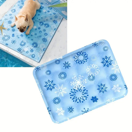 IJsgel Technologie | Polyestervezel | Draagbaar | S-3XL | Comfort en Verkoeling voor Honden | Eenvoudig Schoon te Maken | Hemelsblauw