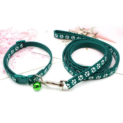 Hondenriem Set Nylon | Zachte Grip | Diverse Kleuren | 120cm Lengte | Geschikt voor Kleine en Middelgrote Honden