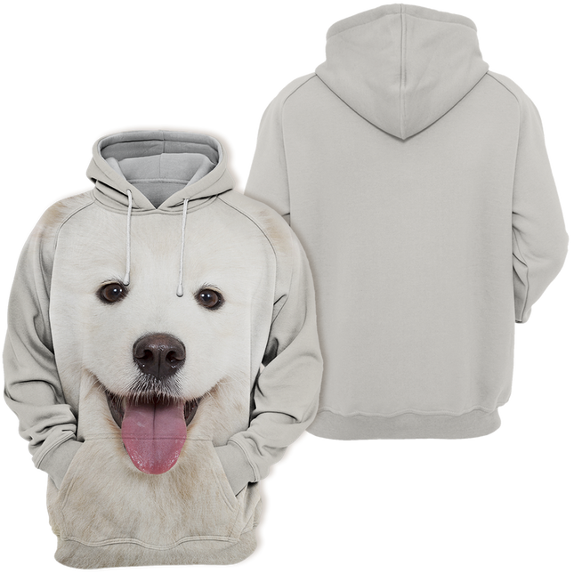 Unisex Hoodie | Samojeed Design | Zacht & Duurzaam | Maten S-4XL | Hoogwaardige Polyester-Katoen Mix