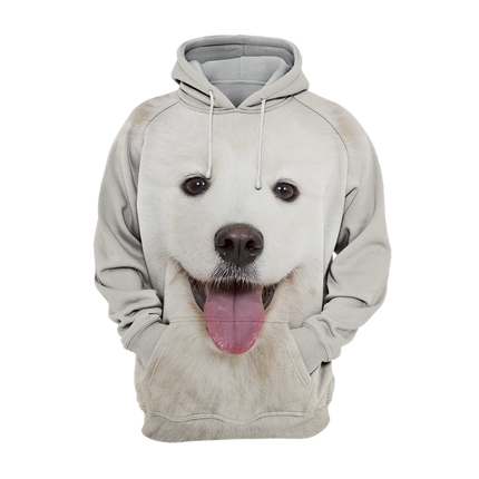 Unisex Hoodie | Samojeed Design | Zacht & Duurzaam | Maten S-4XL | Hoogwaardige Polyester-Katoen Mix