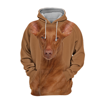 Pharaoh Hound Design | Comfortabele Unisex Hoodie | Maten S-4XL | Premium Polyester-Katoen Mix | Hoogwaardige Print | Stretchmateriaal