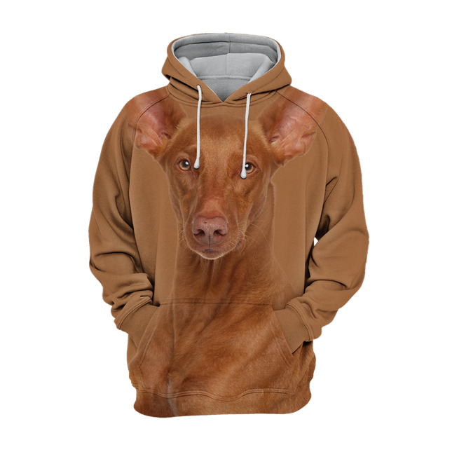 Pharaoh Hound Design | Comfortabele Unisex Hoodie | Maten S-4XL | Premium Polyester-Katoen Mix | Hoogwaardige Print | Stretchmateriaal