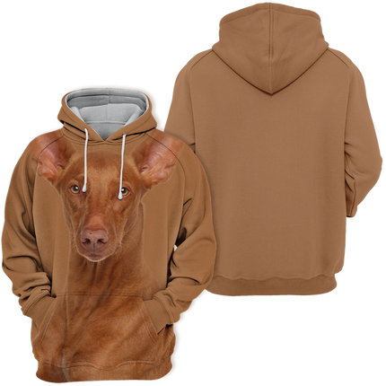 Pharaoh Hound Design | Comfortabele Unisex Hoodie | Maten S-4XL | Premium Polyester-Katoen Mix | Hoogwaardige Print | Stretchmateriaal