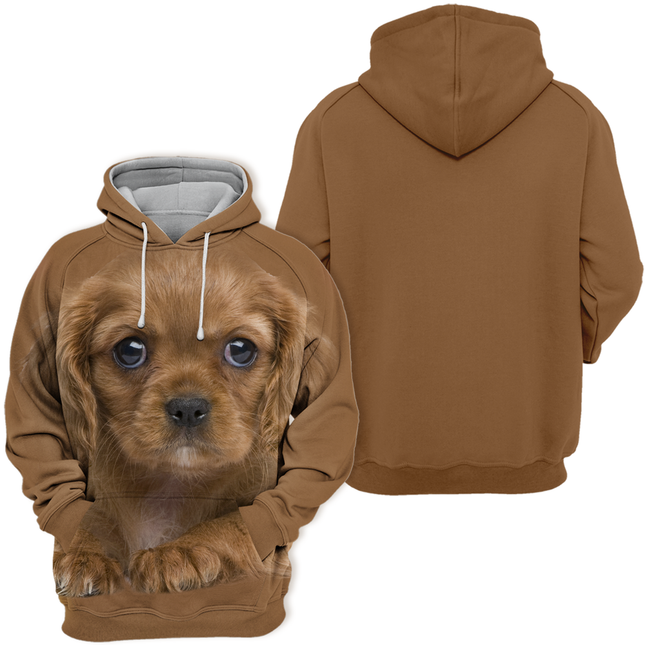 Unieke Trui Voor Hondenliefhebbers | Veelzijdige Dierenprint | Zachte Polyester-Katoen Mix | Beschikbaar in Maten S tot 4XL | High Definition Print | Voor Cavalier King Charles Fans