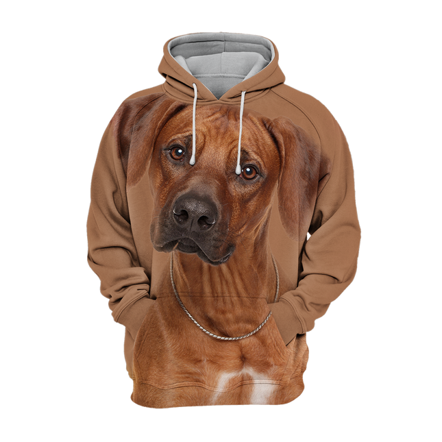 Rhodesian Ridgeback Hoodie | Unisex | Comfortabel & Duurzaam | Maat S-4XL | Zachte Stof | Hoge Resolutie Print | Tweezijdig Stretch