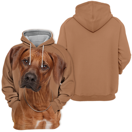 Rhodesian Ridgeback Hoodie | Unisex | Comfortabel & Duurzaam | Maat S-4XL | Zachte Stof | Hoge Resolutie Print | Tweezijdig Stretch