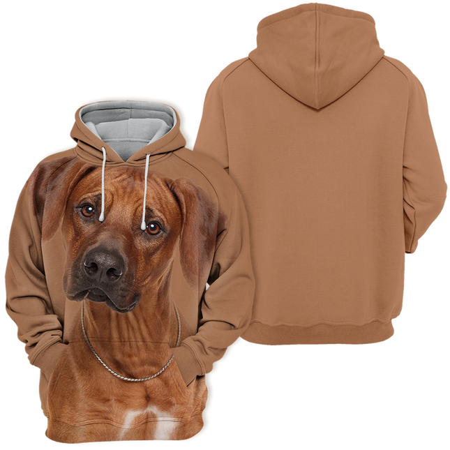 Rhodesian Ridgeback Hoodie | Unisex | Comfortabel & Duurzaam | Maat S-4XL | Zachte Stof | Hoge Resolutie Print | Tweezijdig Stretch