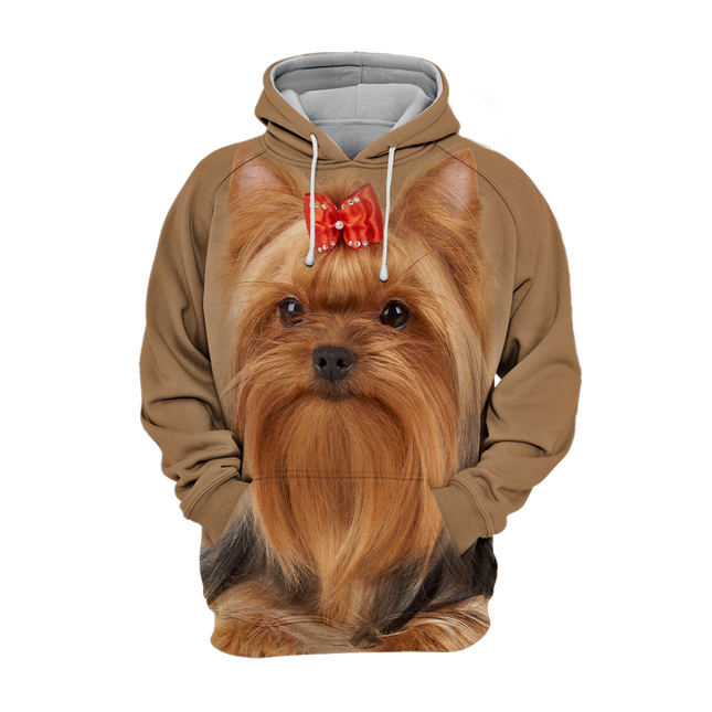 Ademende Hoodie voor Hondenliefhebbers | Zachte Polyester Mix | Geschikt voor Yorkies en Meer | Beschikbaar in S-4XL | Perfecte Pasvorm | Hoogwaardige Bedrukking