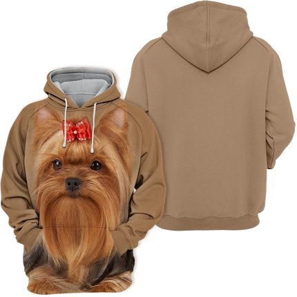 Ademende Hoodie voor Hondenliefhebbers | Zachte Polyester Mix | Geschikt voor Yorkies en Meer | Beschikbaar in S-4XL | Perfecte Pasvorm | Hoogwaardige Bedrukking
