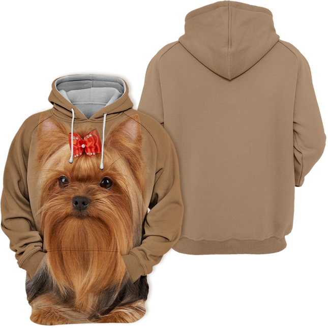 Ademende Hoodie voor Hondenliefhebbers | Zachte Polyester Mix | Geschikt voor Yorkies en Meer | Beschikbaar in S-4XL | Perfecte Pasvorm | Hoogwaardige Bedrukking