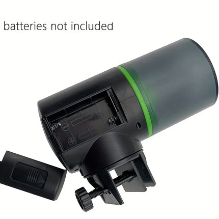 Automatyczny dozownik karmy Zyfeeder | Regulowany timer LCD | Zasilany bateryjnie | Materiał PVC do akwarium | 24-godzinny harmonogram karmienia | Akcesoria do akwarium | Pochodzenie z Guangdong | Trwały i nowoczesny design