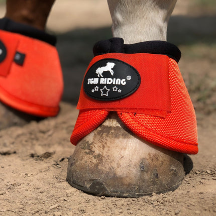 TGW RIDING | Horse Hoof Protectors Anti-Slip | Nylon | Set of 4 | No Battery | Pet Supplies
