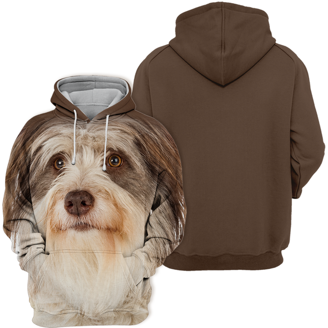 Unisex Hoodie met Bearded Collie Design | Comfortabele Pasvorm | Polyester-Katoen Mix | Maten S-4XL Beschikbaar | Perfect voor Dierenliefhebbers