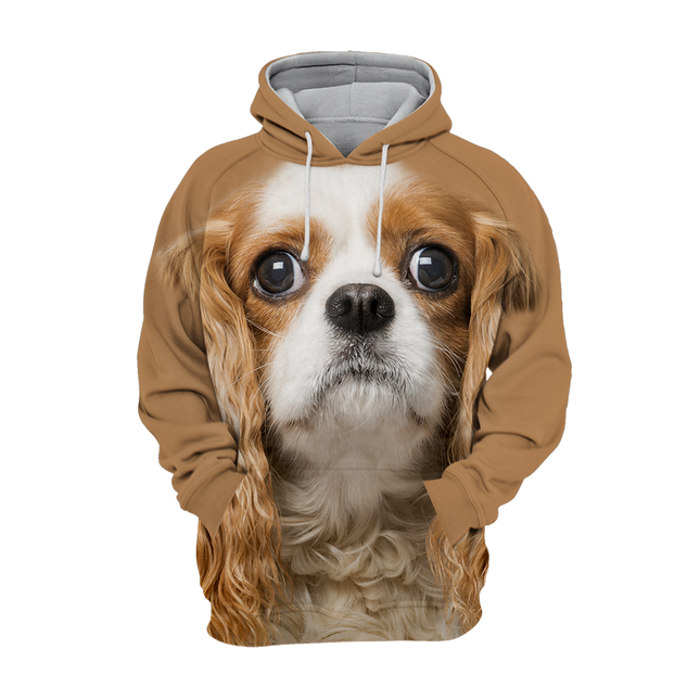 Cavalier King Charles Spaniel Print | Comfortabele Unisex Trui | Geschikt Voor Huisdierenliefhebbers | Meerdere Maten Beschikbaar | Gemaakt Van Polyester En Katoen | Zacht En Duurzaam | Perfect Voor Elke Gelegenheid