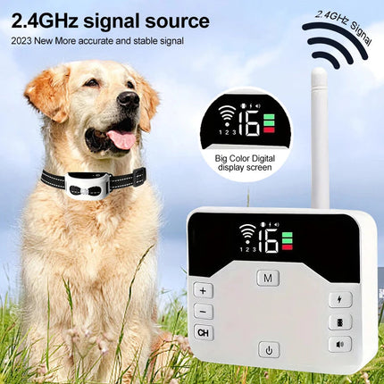 PawPal Draadloze Hondenhalsband | Verstelbare Trainingshalsband voor Honden 6,8-54 kg | 300m Actieradius | Instelbaar en Veilig