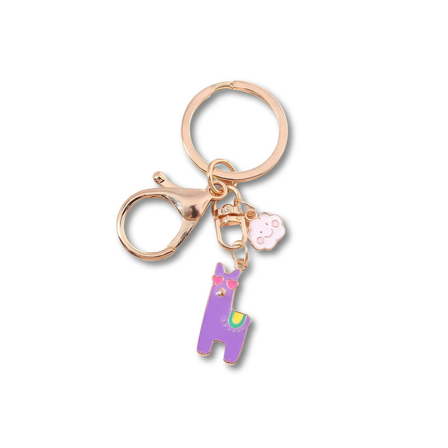 Schattige herten sleutelhanger | Metalen dieren hanger | Trendy accessoire voor handtas, autosleutels of cadeau | Unisex | DIY decoratie & origineel cadeau voor dames en heren