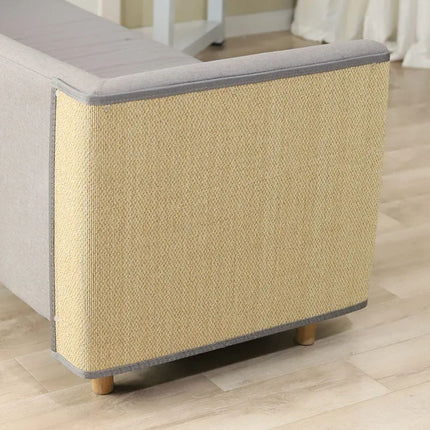 ScratchGuard™ Meubelbescherming Deluxe | Beschermhoes voor Bank en Fauteuil tegen Kattenkrabben | Premium Milieuvriendelijke Sisalstof | Bevordert Kattenwelzijn en Krabgedrag | Duurzame Bescherming voor Thuis
