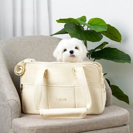 ChicPaws stijlvolle huisdierendrager | Comfortabele draagtas voor kleine honden | Veilig hygiënisch reizen | Gemakkelijk schoon te maken | Modern design