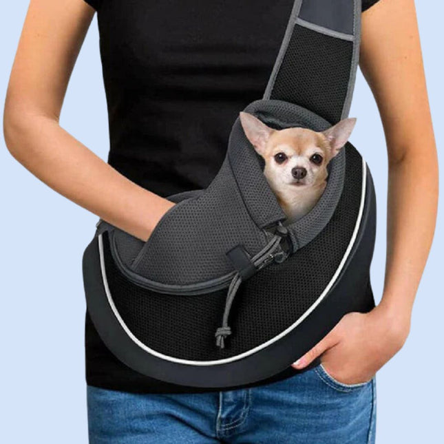 PetVoyage draagdoek voor huisdieren | Comfortabele en duurzame draagtas met verstelbare riemen | Geschikt voor kleine honden en katten | Waterbestendig en ergonomisch ontwerp
