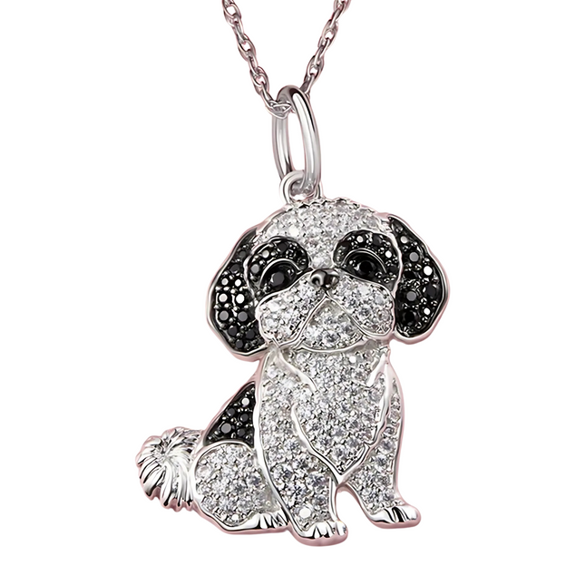 Beagle hanger ketting voor dames | 925 sterling zilver | Schattige puppy hanger | Sieraad & cadeau voor hondenliefhebbers | Dierbare herinnering