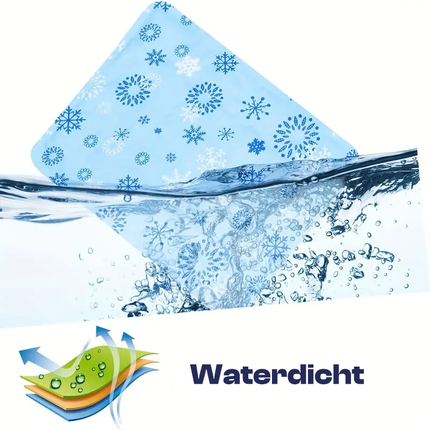 IJsgel Technologie | Polyestervezel | Draagbaar | S-3XL | Comfort en Verkoeling voor Honden | Eenvoudig Schoon te Maken | Hemelsblauw