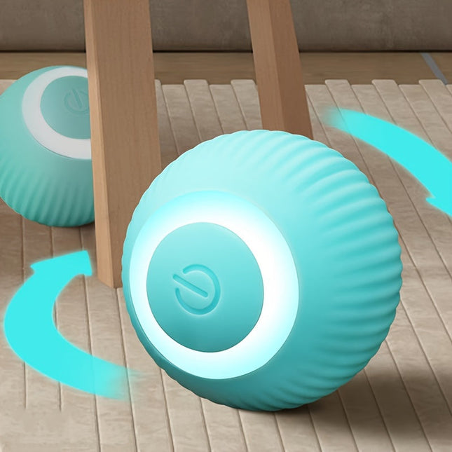 Slimme interactieve kattenbal | Automatisch rollend speelgoed voor katten | Duurzaam kunststof | 4,3 cm | Geschikt voor kleine en middelgrote katten | Stimuleert beweging en actief spel