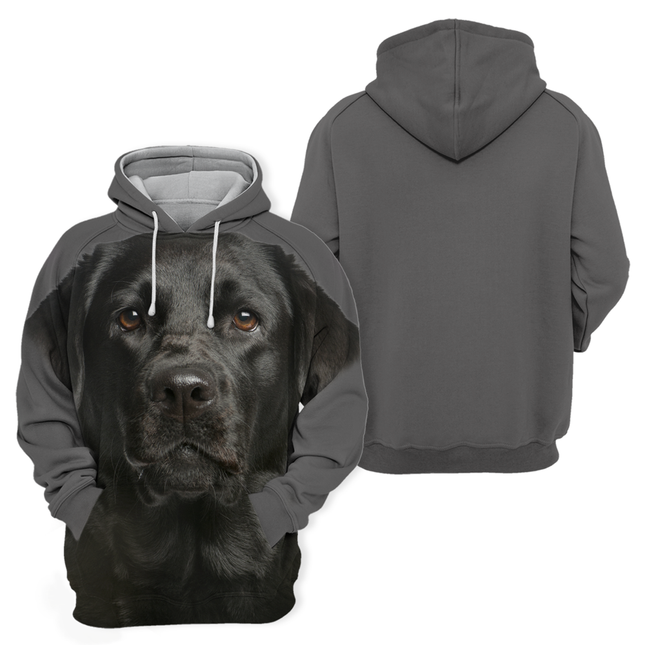Dierenliefhebber Hoodie | Zacht en Duurzaam | Premium Kwaliteit | Zwart met Hondenprint | Verschillende Maten | Hoogwaardige Print | Comfortabele Pasvorm | Ideaal voor Elke Gelegenheid