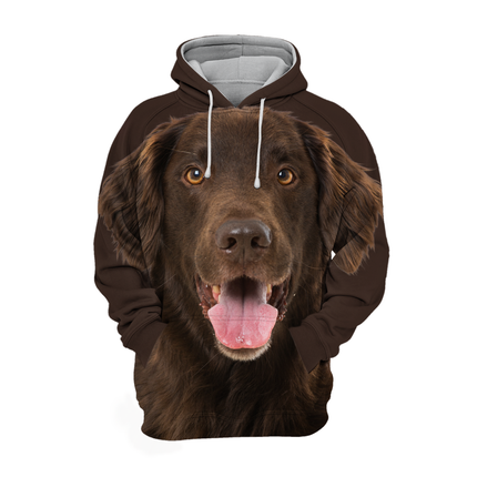 Flat Coated Retriever Thema | Unisex Hoodie | Zachte Mix van Katoen en Polyester | Verkrijgbaar in Maten S tot 4XL