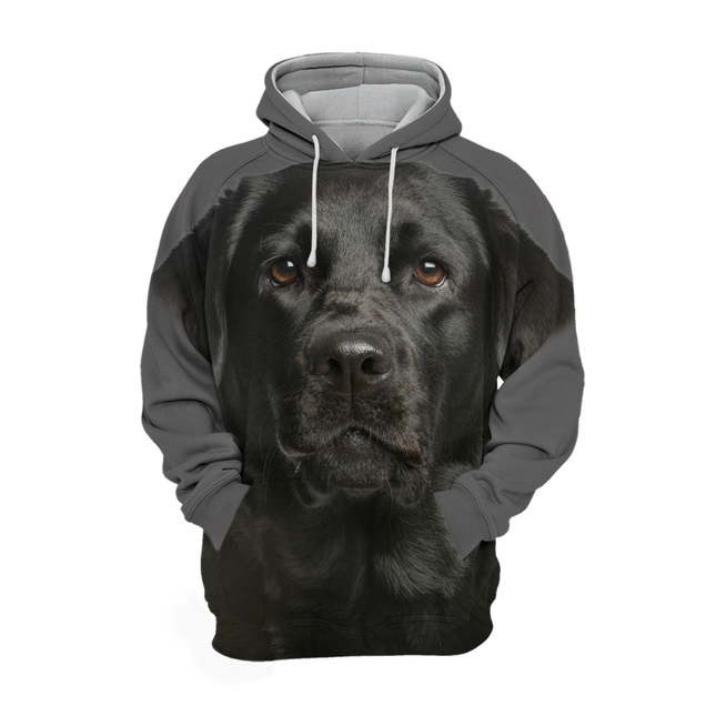 Dierenliefhebber Hoodie | Zacht en Duurzaam | Premium Kwaliteit | Zwart met Hondenprint | Verschillende Maten | Hoogwaardige Print | Comfortabele Pasvorm | Ideaal voor Elke Gelegenheid